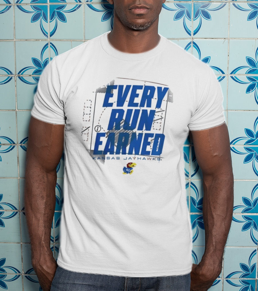 Kansas Jayhawks Every Run Earned 2026 Postseason Dugout T-Shirt