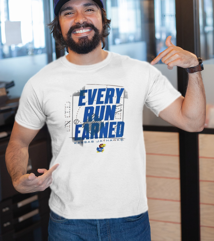 Kansas Jayhawks Every Run Earned 2026 Postseason Dugout T-Shirt