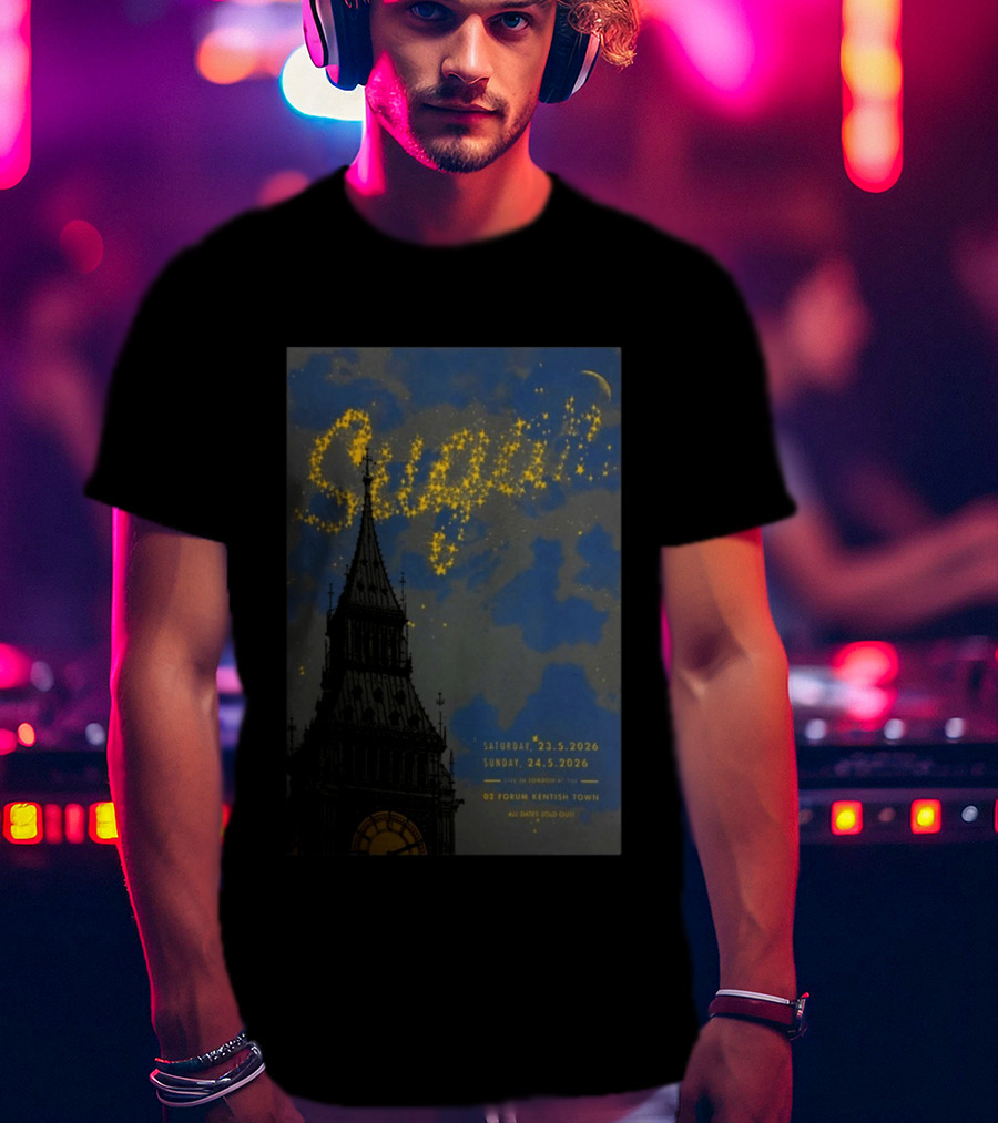 SUGAR Love You Even Still Tour 2026 Bob Mould London O2 Forum Kentish Town T-Shirt