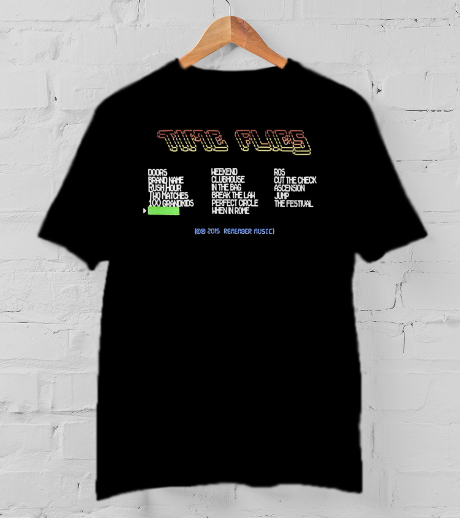 Mac Miller 8 Bit Time Flies 2009 Remember Music Naylor High Rise Perfect Circle Polo Jeans The Festival T-Shirt