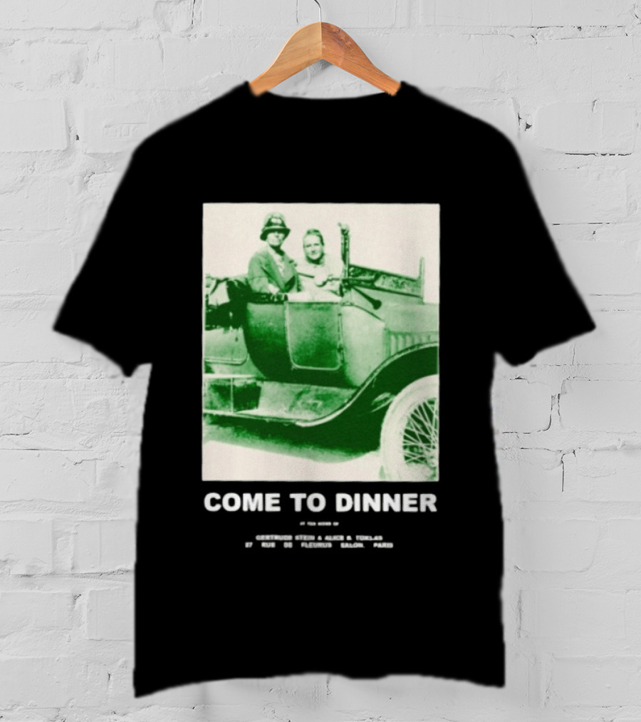 Come To Dinner Vintage Car Scene 1920s Nostalgia T-Shirt
