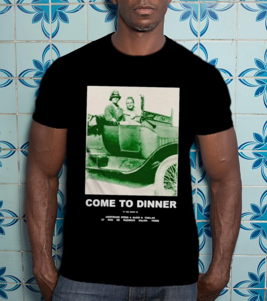 Come To Dinner Vintage Car Scene 1920s Nostalgia T-Shirt