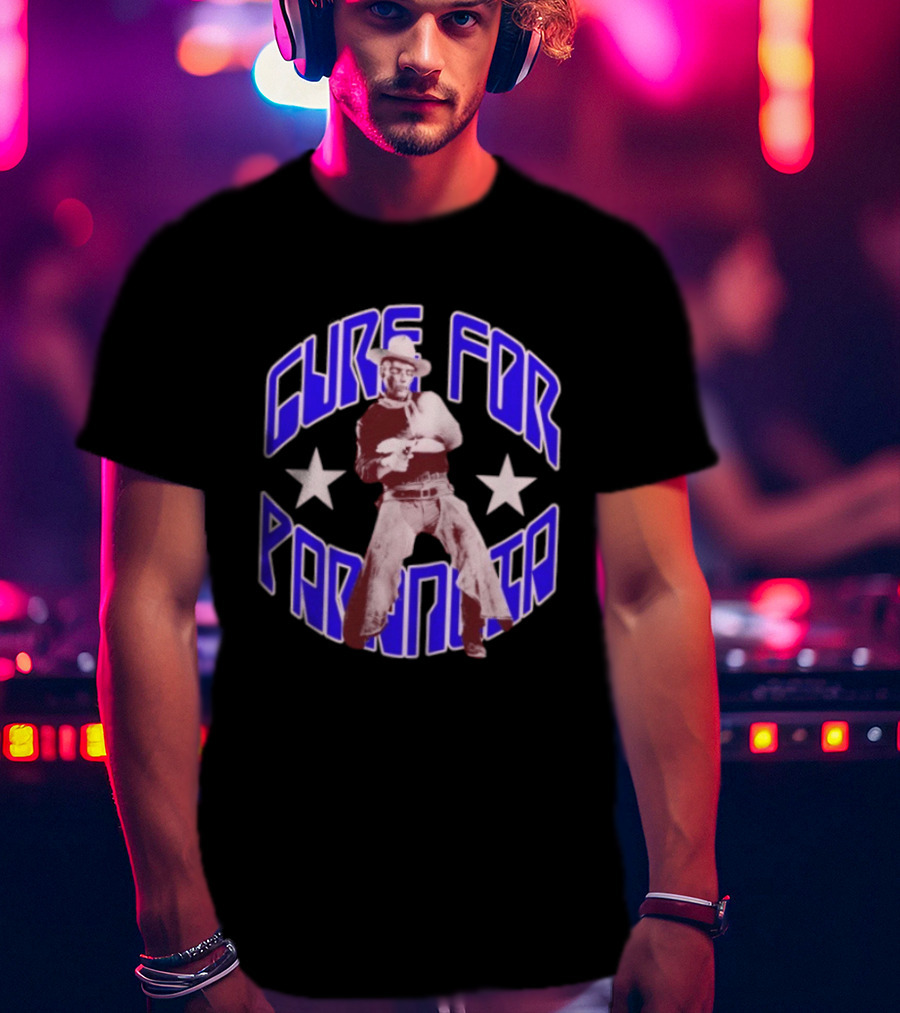 Cure For Paranoia Cowboy With Stars T-Shirt