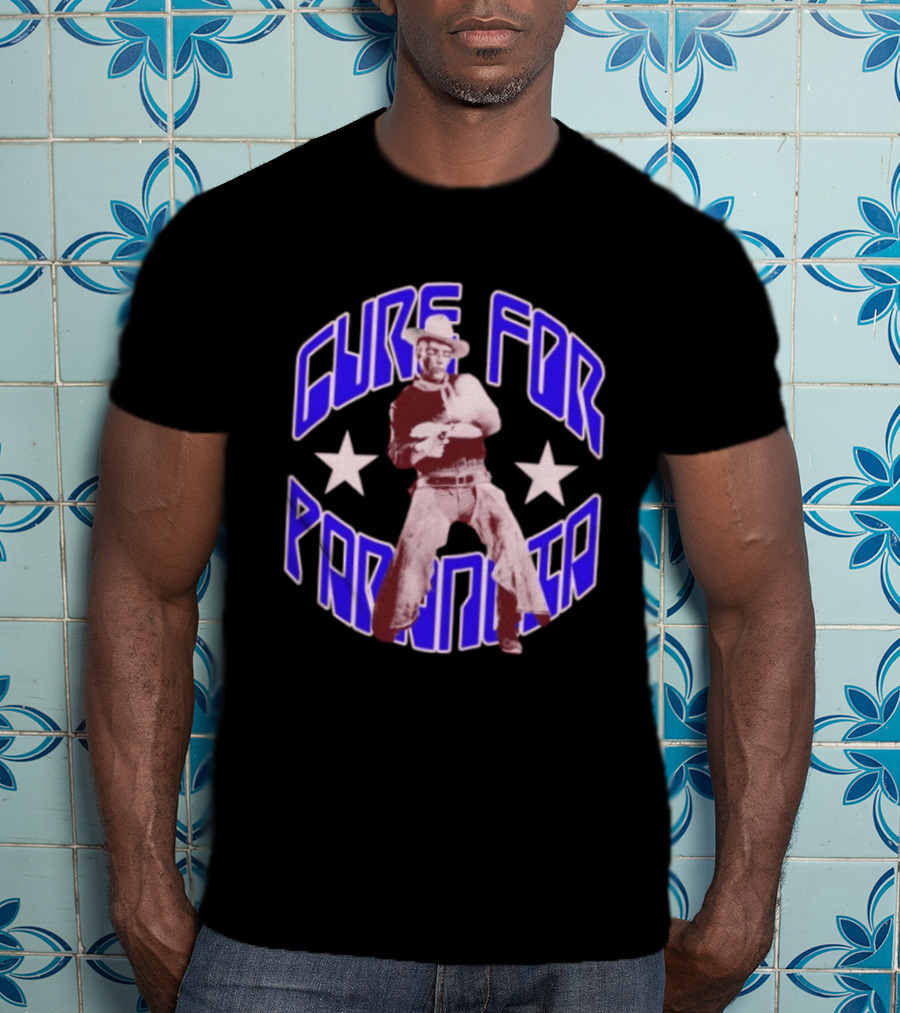Cure For Paranoia Cowboy With Stars T-Shirt