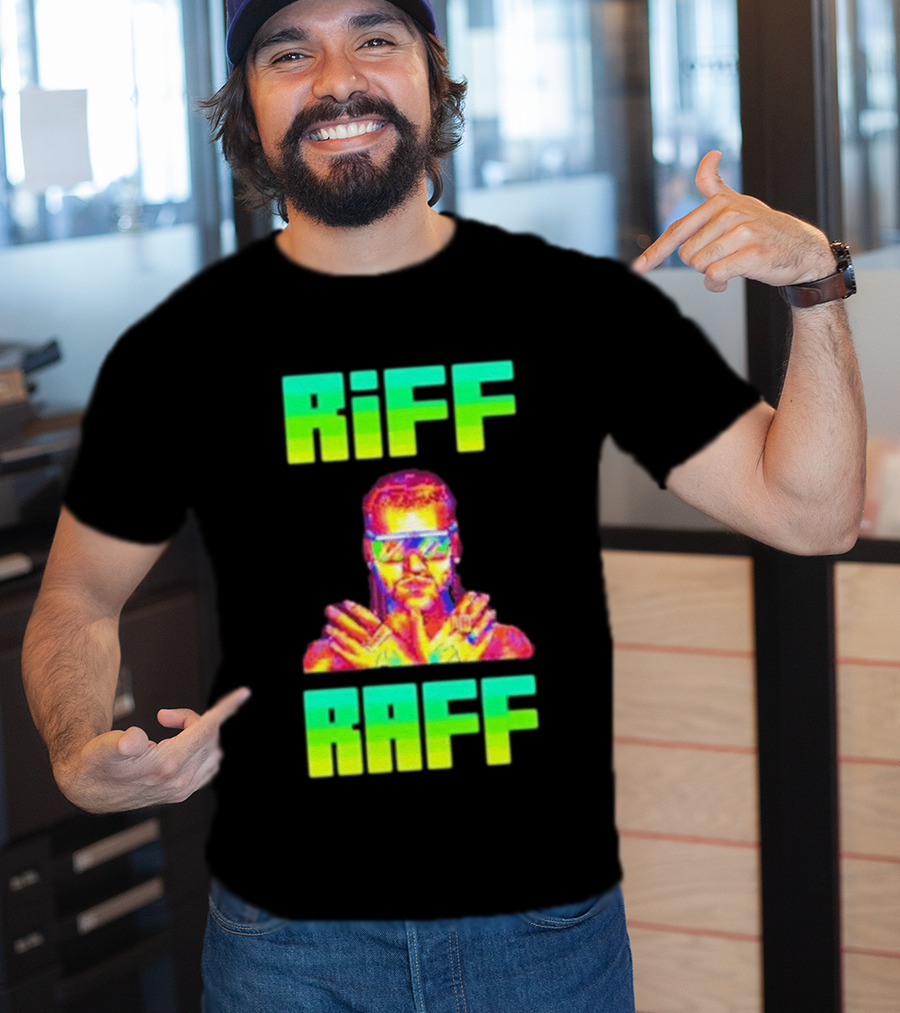 Riff Raff Neon 8 Bit Style Dale Dan Tony T-Shirt