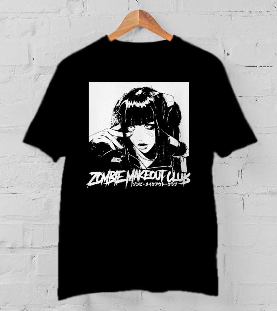 Zombie Makeout Club Manga Style Art Japanese T-Shirt
