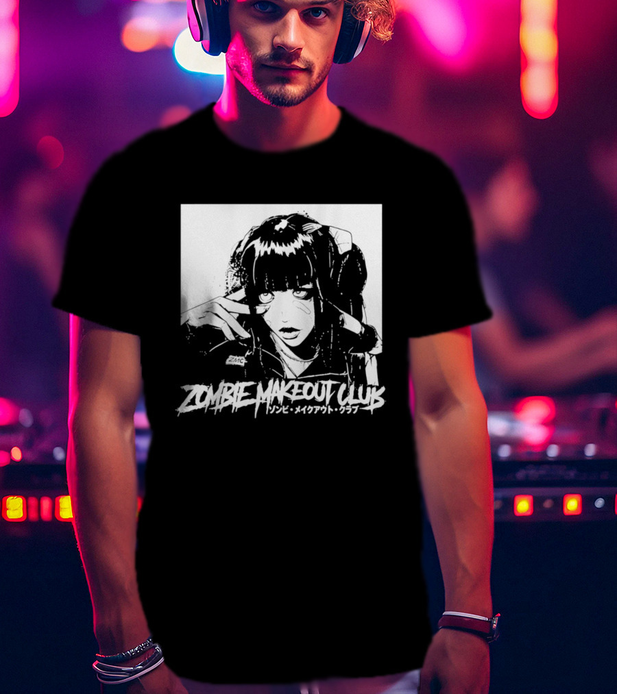 Zombie Makeout Club Manga Style Art Japanese T-Shirt