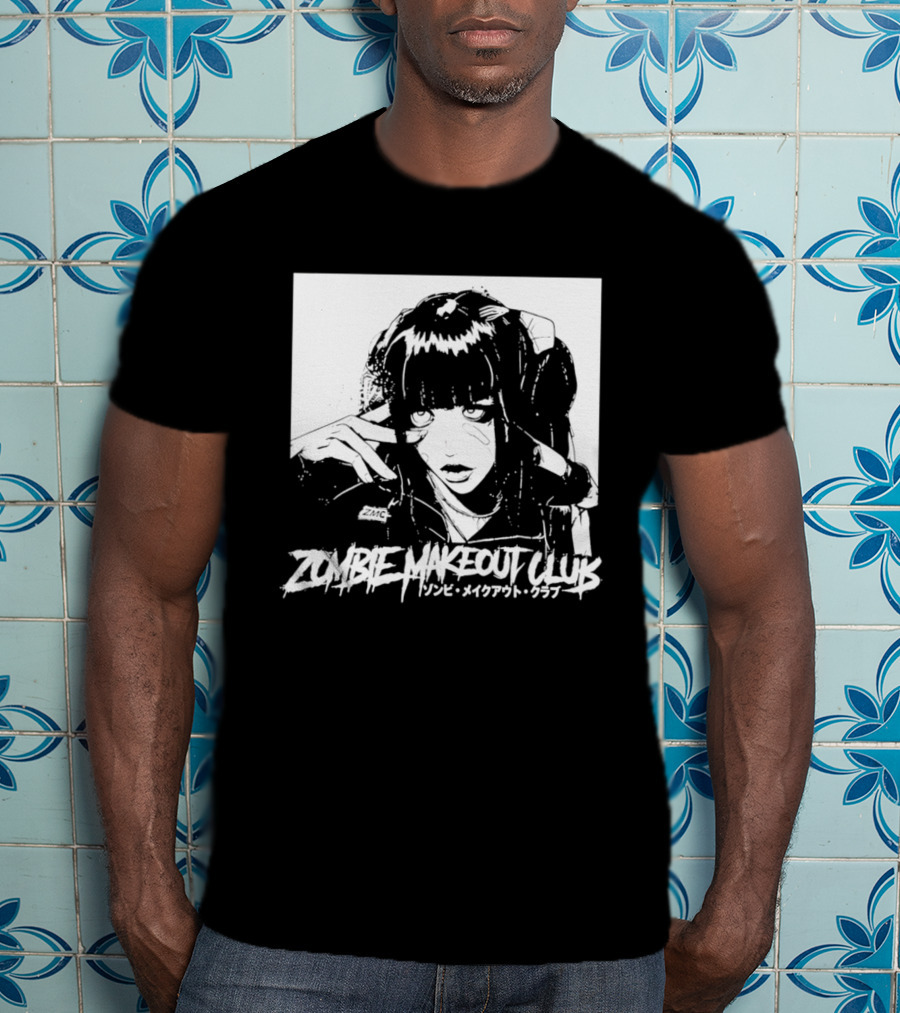 Zombie Makeout Club Manga Style Art Japanese T-Shirt
