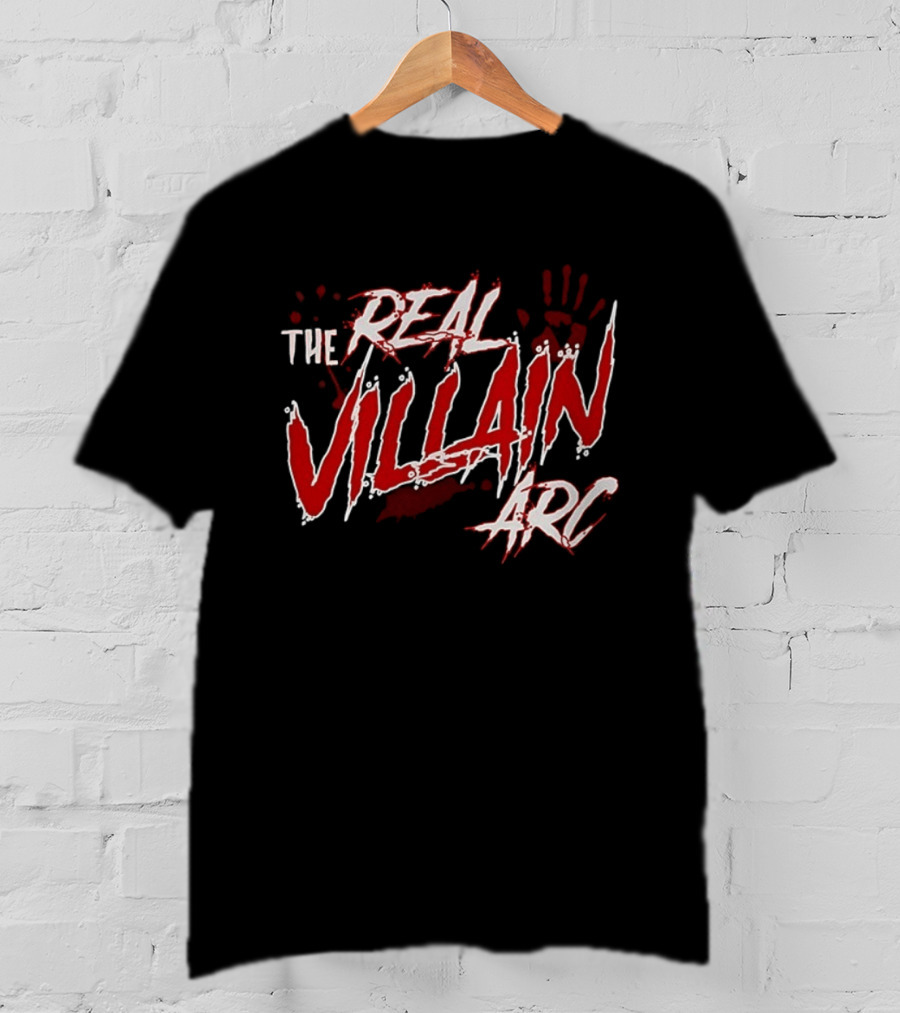 The Real Villain Arc Bloodstained Handprint T-Shirt
