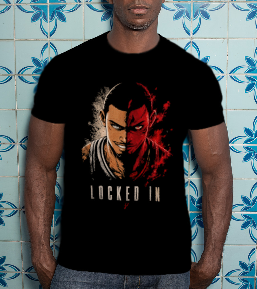 Jujutsu Kaisen San Antonio Spurs Victor Wembanyama Locked T-Shirt