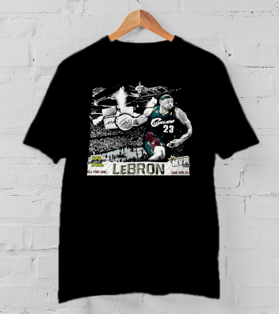 LeBron James Cleveland Cavaliers The Finals 2007 All For One One For All 23 T-Shirt