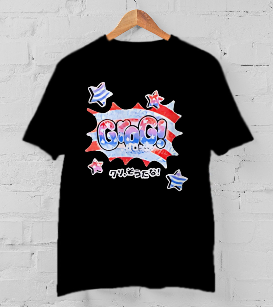 Live Free Grog Hard Grog 2026 Grog Tour Stars And Stripes Comic Burst T-Shirt