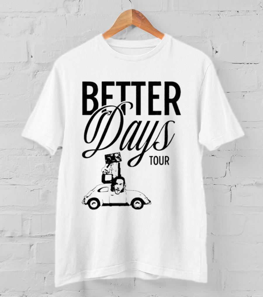 Better Days Tour Vintage Car Graphic Benjamin Ingrosso T-Shirt