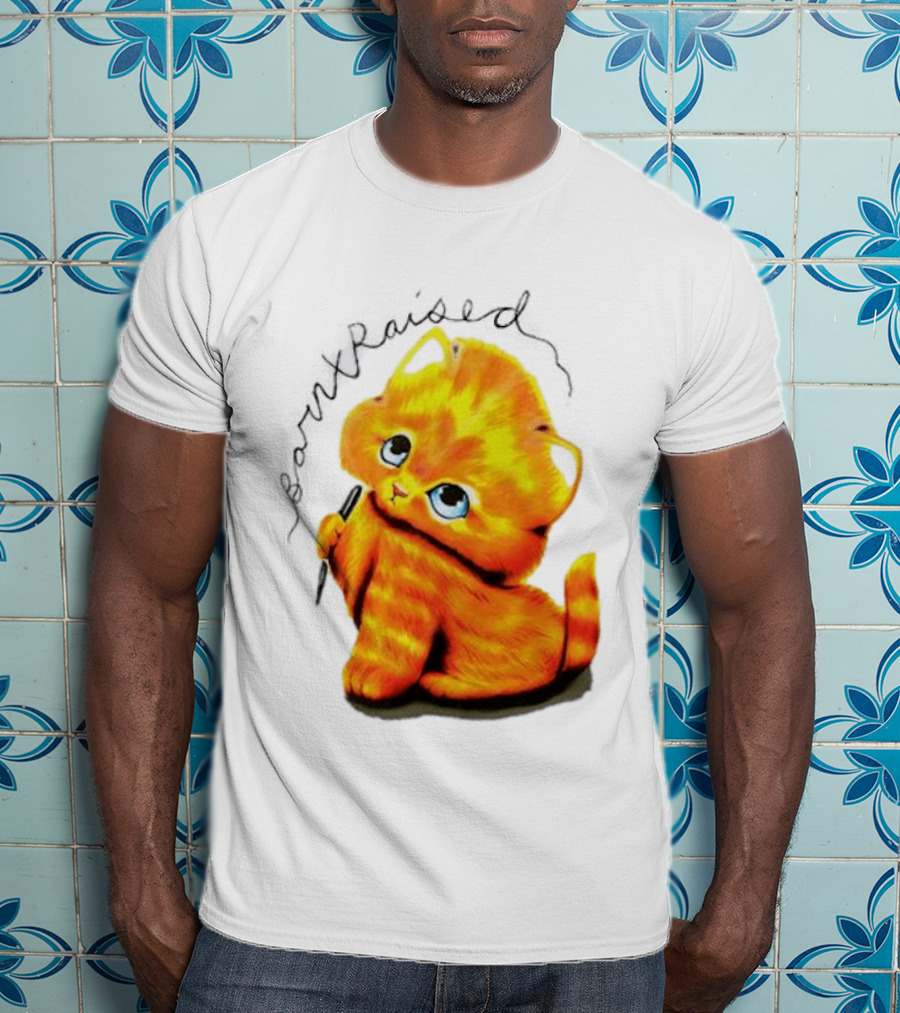 Born X Raised Mischief Orange Cat T-Shirt
