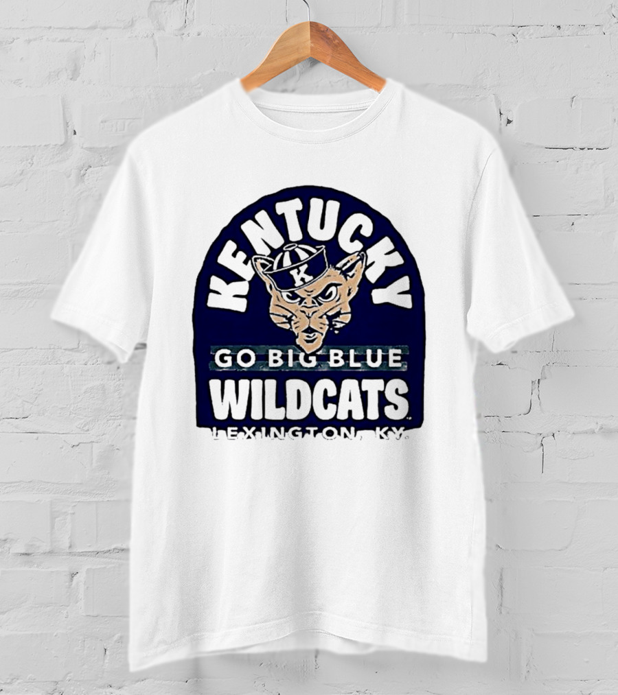 Kentucky Wildcats Go Big Blue Sailor Hat Lexington KY T-Shirt
