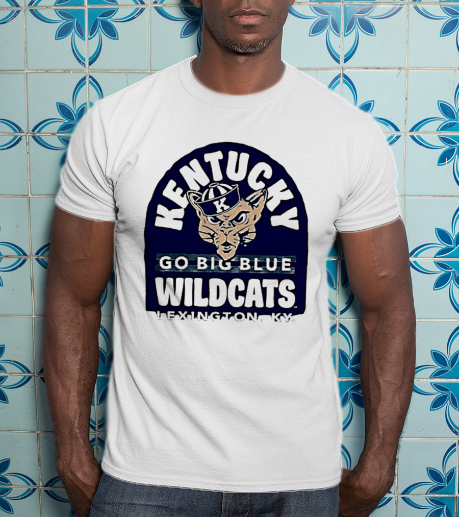 Kentucky Wildcats Go Big Blue Sailor Hat Lexington KY T-Shirt