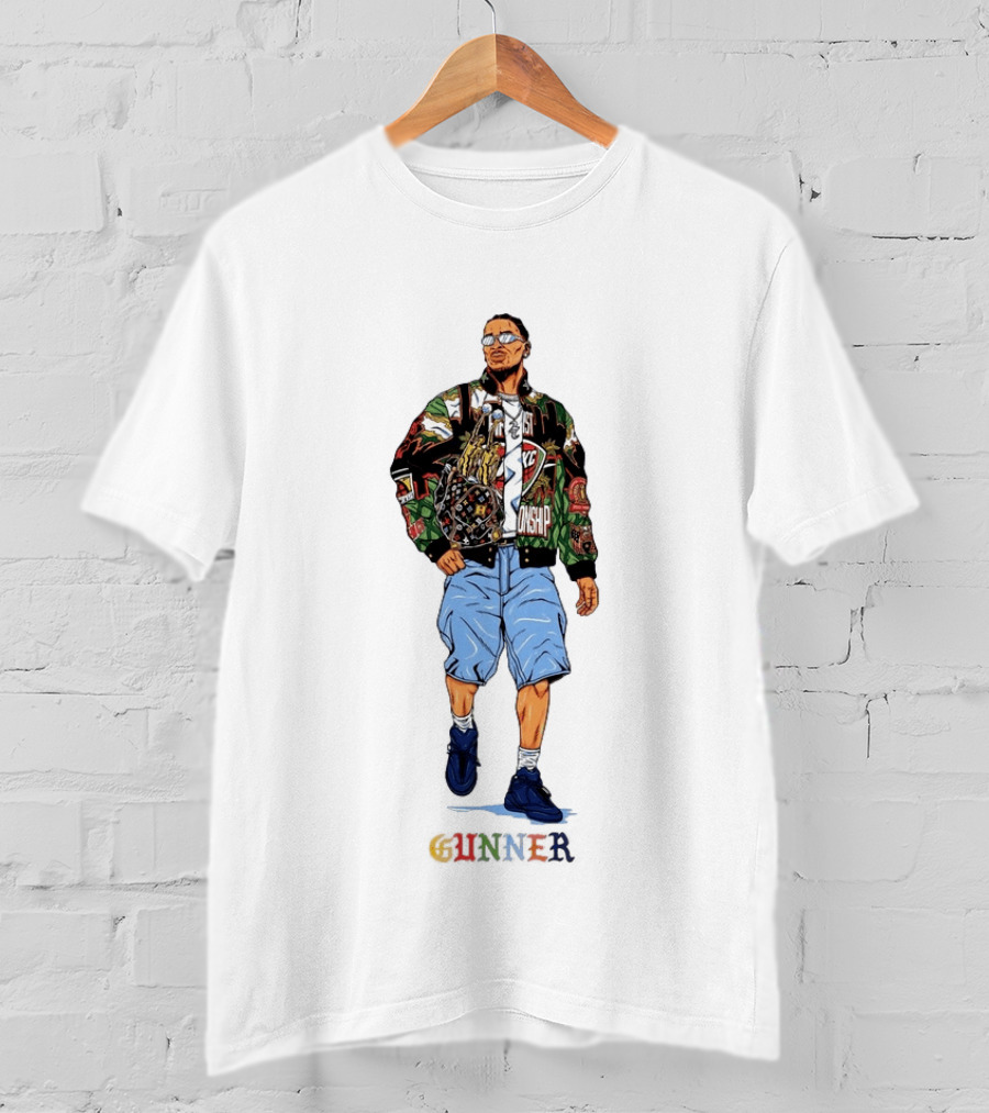 Shai Gilgeous Alexander OKC Thunder Championship Gunner MVP T-Shirt