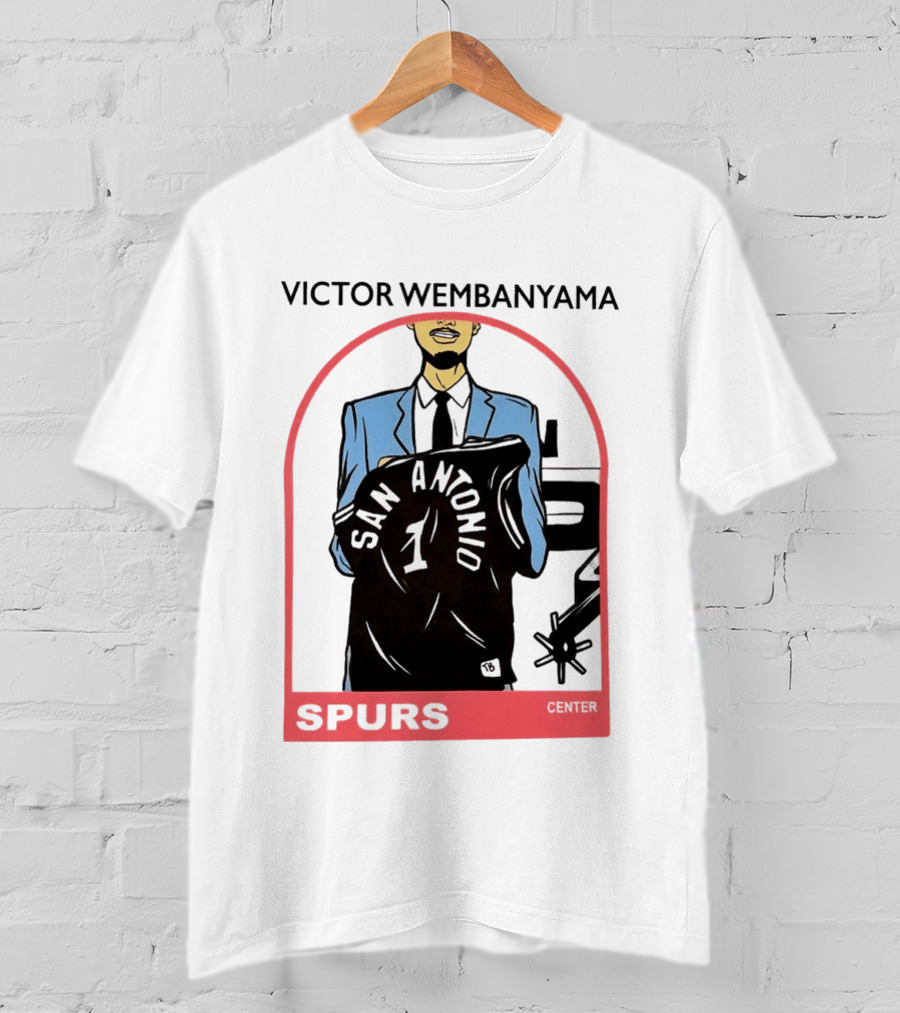 Victor Wembanyama San Antonio Spurs Number 1 T-Shirt
