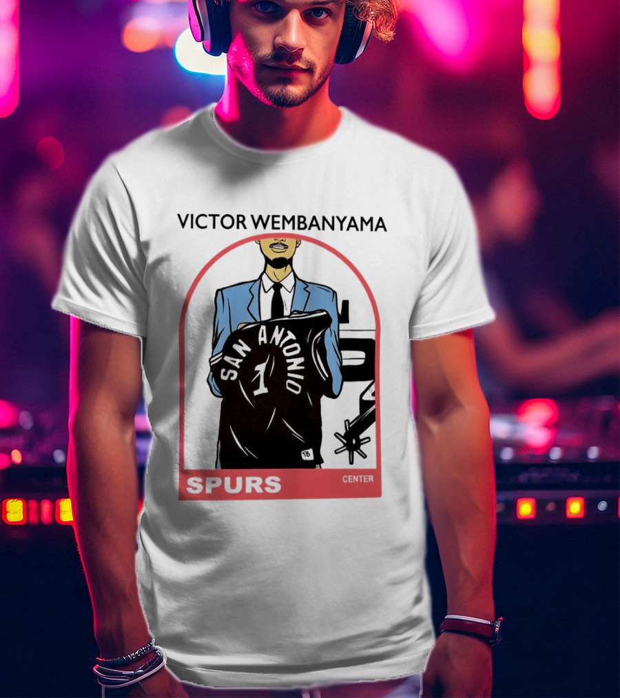 Victor Wembanyama San Antonio Spurs Number 1 T-Shirt