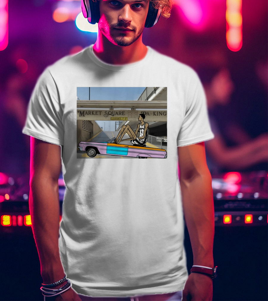 Victor Wembanyama Cruisin' Market Square Spurs 1 T-Shirt