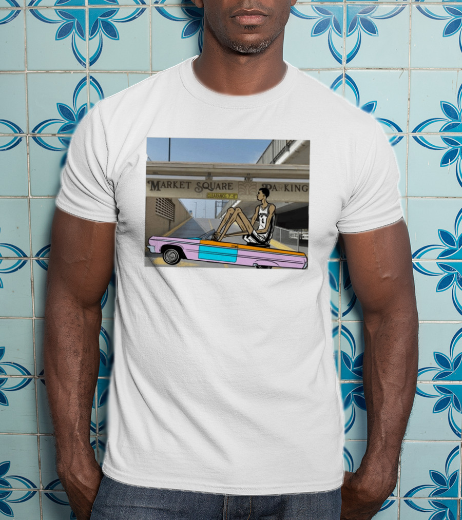 Victor Wembanyama Cruisin' Market Square Spurs 1 T-Shirt