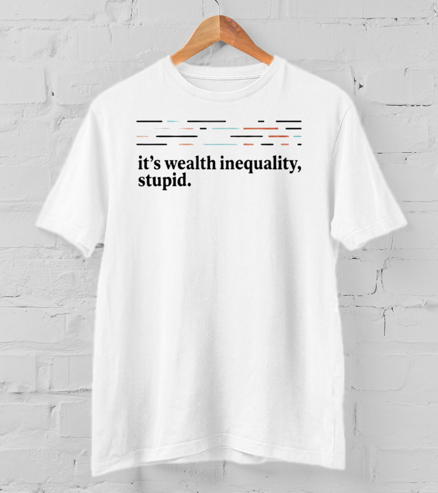 It's Wealth Inequality Stupid Stripes T-Shirt