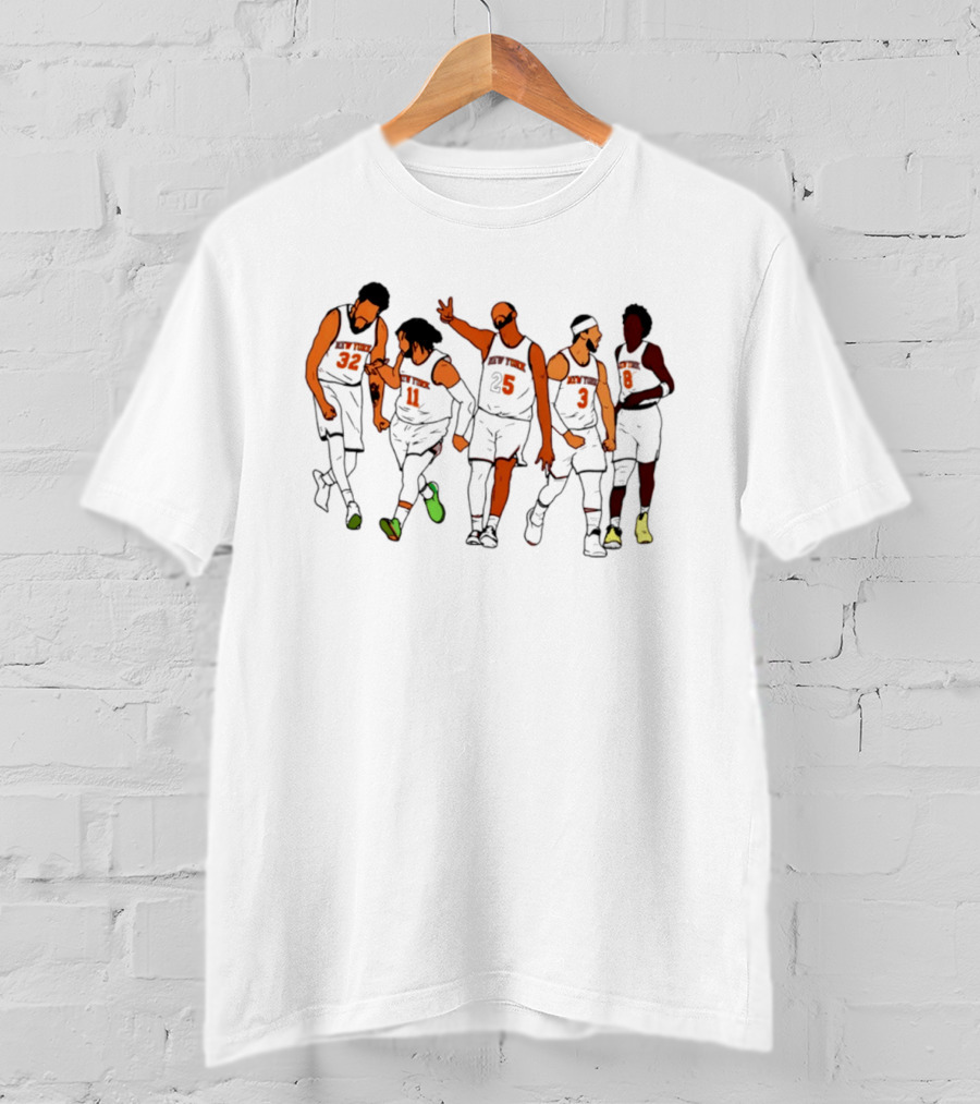 New York Knicks Game 2 Jon Stewart Cavaliers Basketball Team Celebration T-Shirt