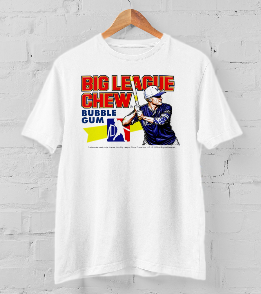 Big League Chew Bubble Gum Baseball Player Kyle Schultz T-Shirt