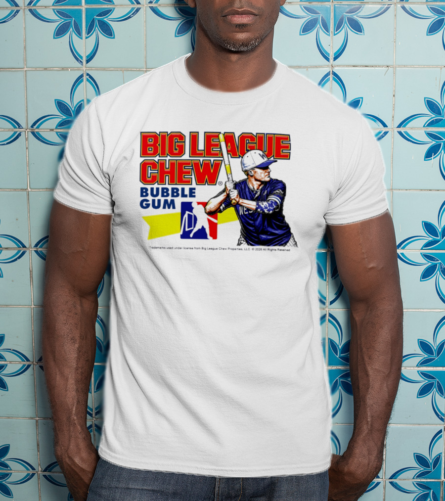 Big League Chew Bubble Gum Baseball Player Kyle Schultz T-Shirt
