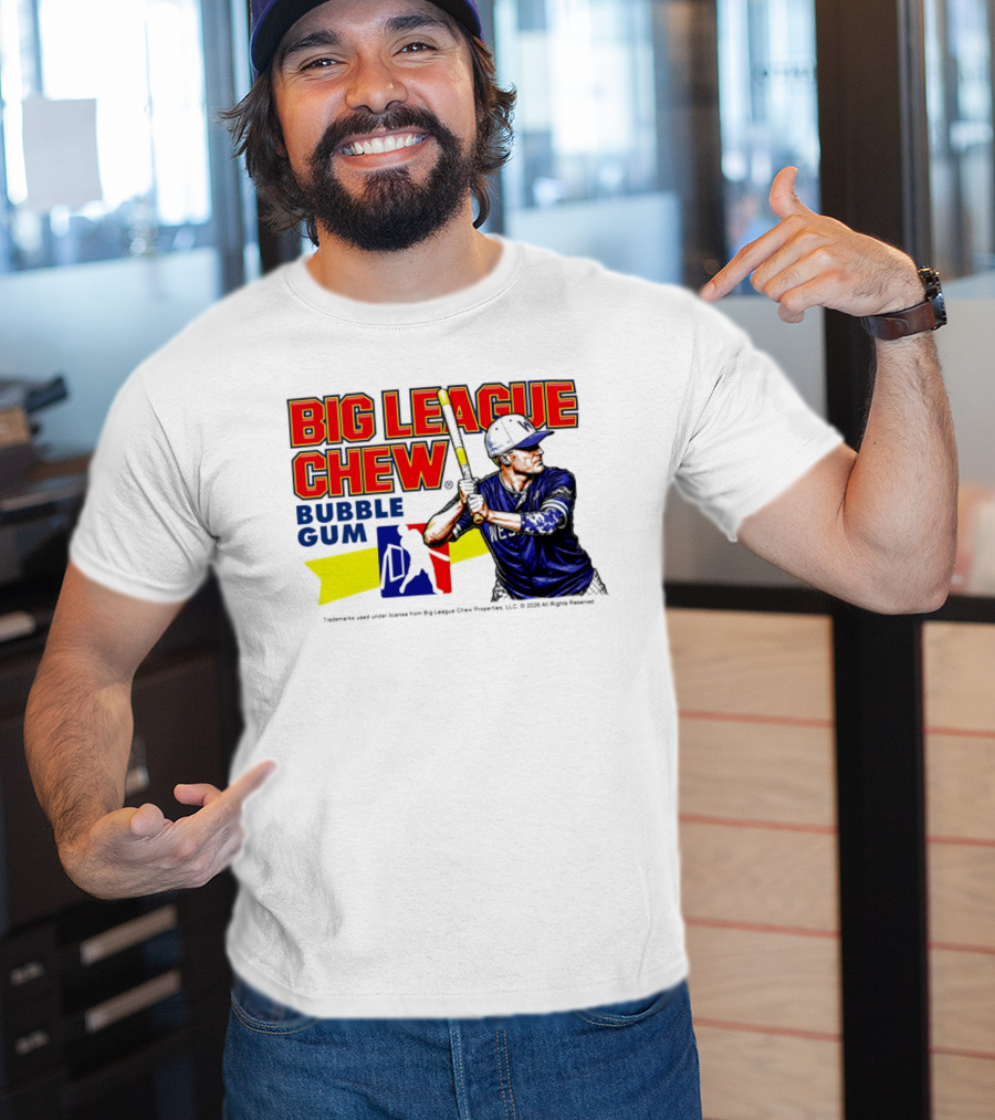 Big League Chew Bubble Gum Baseball Player Kyle Schultz T-Shirt