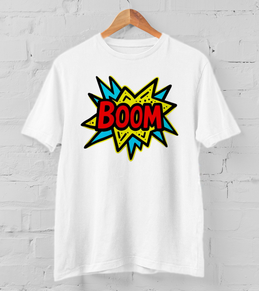 Mackenzie Shirilla Dad Boom Comic Style Burst T-Shirt