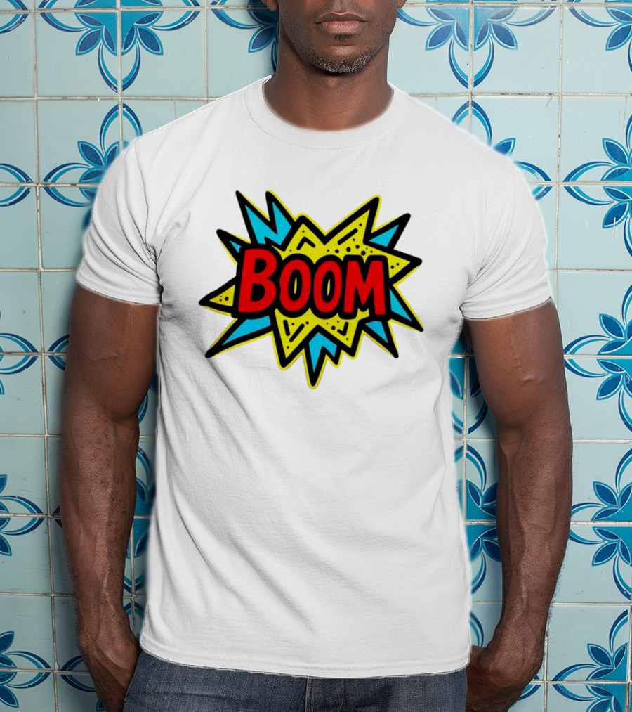 Mackenzie Shirilla Dad Boom Comic Style Burst T-Shirt