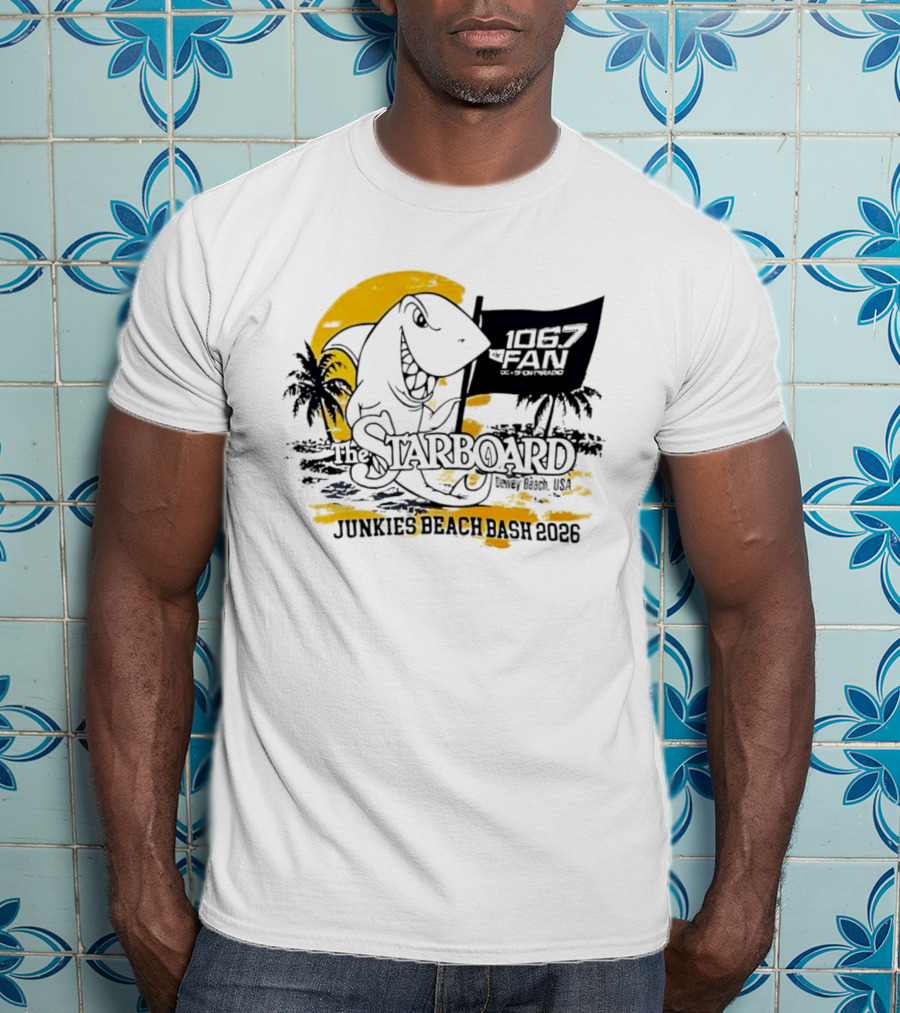 The Starboard 106.7 Junkies Beach Bash Dewey Beach USA 2026 T-Shirt