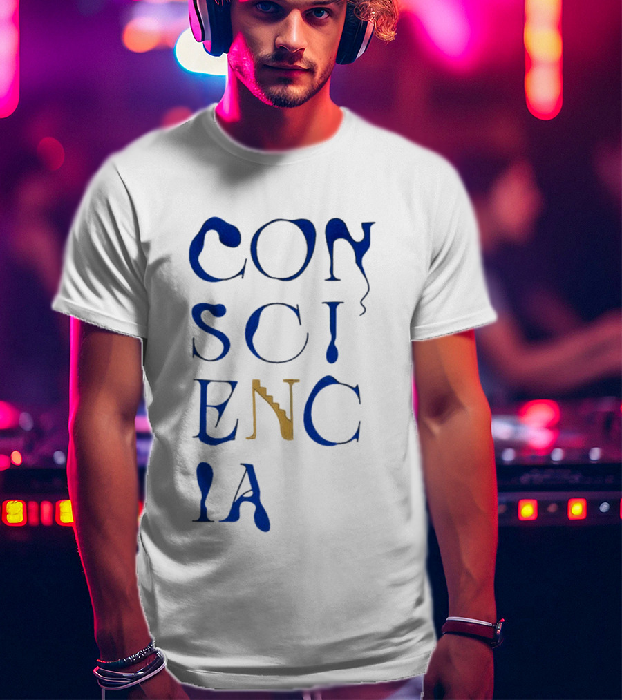 Tomorrowland Consciencia Stairs Dripping Font T-Shirt