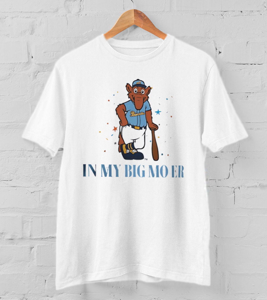 Montgomery Biscuits Big Mo Era Baseball T-Shirt