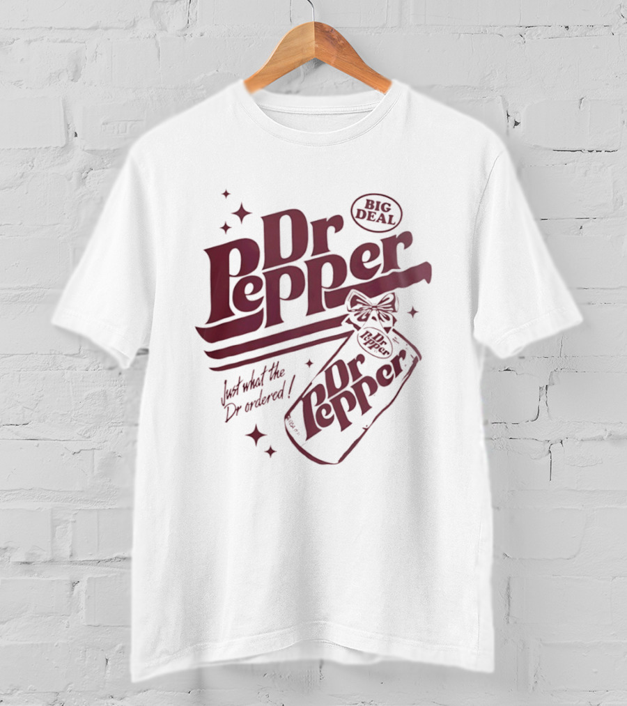 Dr Pepper Big Deal Just What The Dr Ordered Retro Bottle T-Shirt
