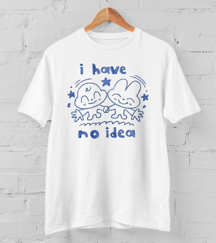 I Have No Idea Cute Cartoon Characters And Stars T-Shirt