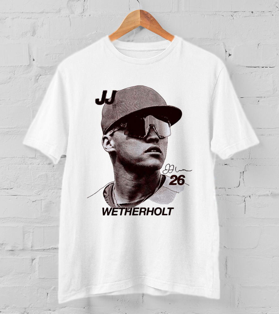 JJ Wetherholt 26 St. Louis Cardinals Baseball Big Head T-Shirt