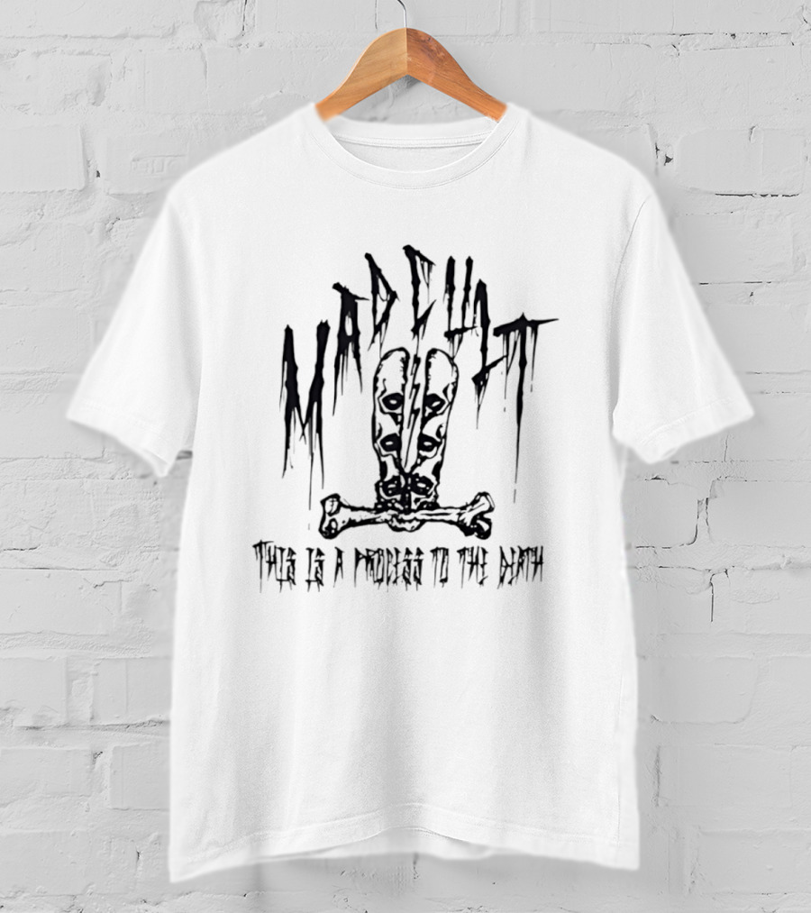 Mad Cult Process To The Death Skulls And Crossbones T-Shirt