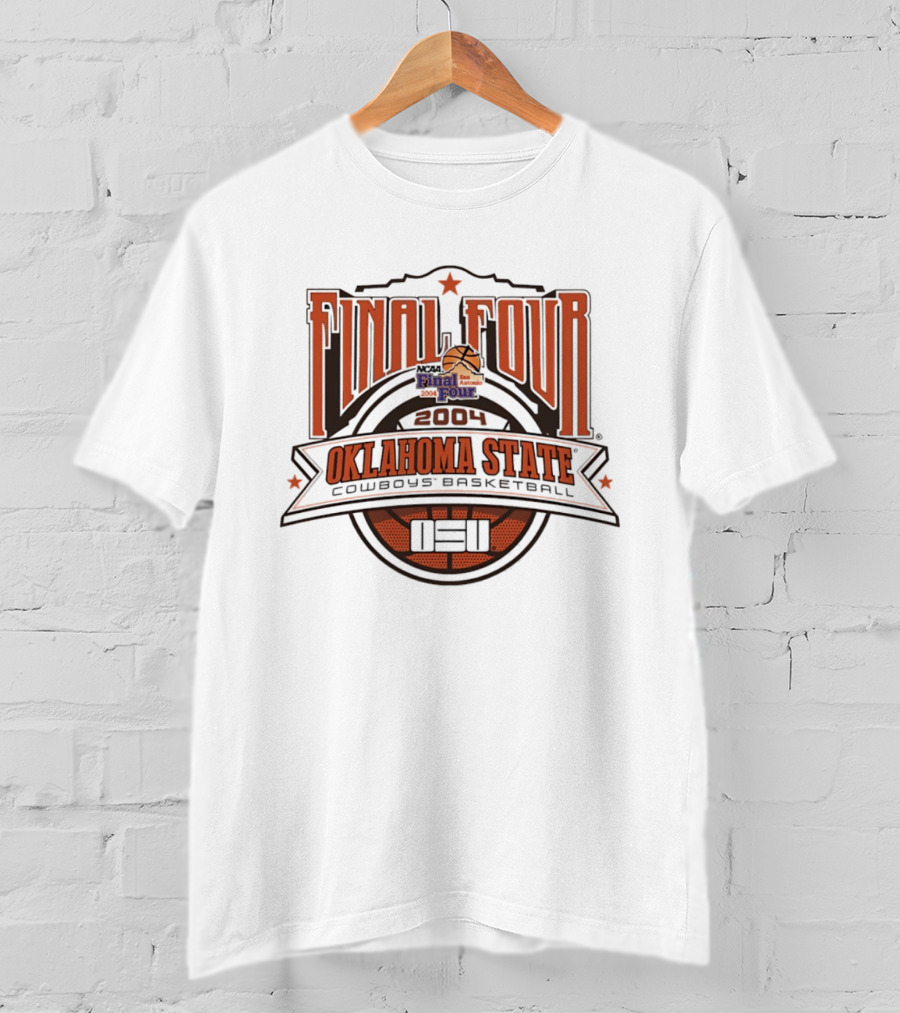 Oklahoma State Cowboys Basketball Final Four 2004 NCAA Tournament OSU T-Shirt