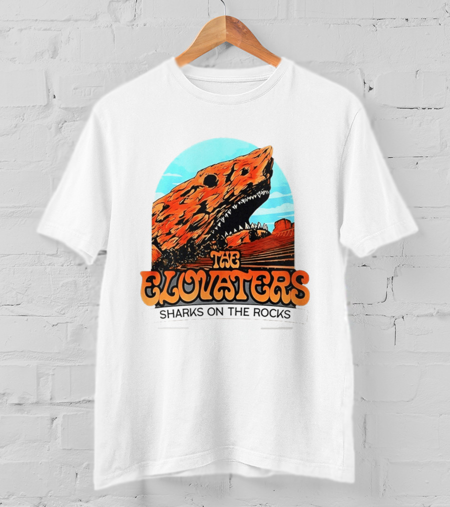 The Elovaters Sharks On The Rocks Red Rocks Amphitheatre Morrison Co May 2026 T-Shirt