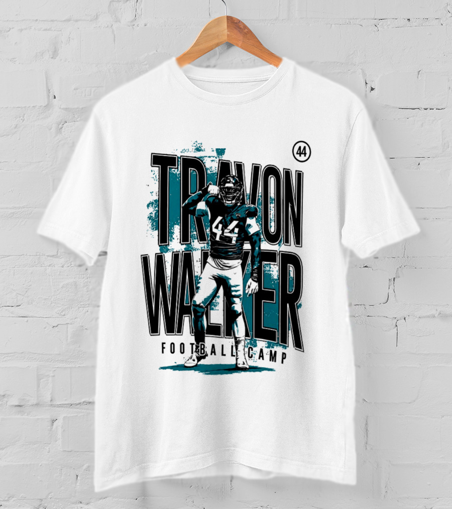 Travon Walker 44 Jacksonville Football Camp T-Shirt