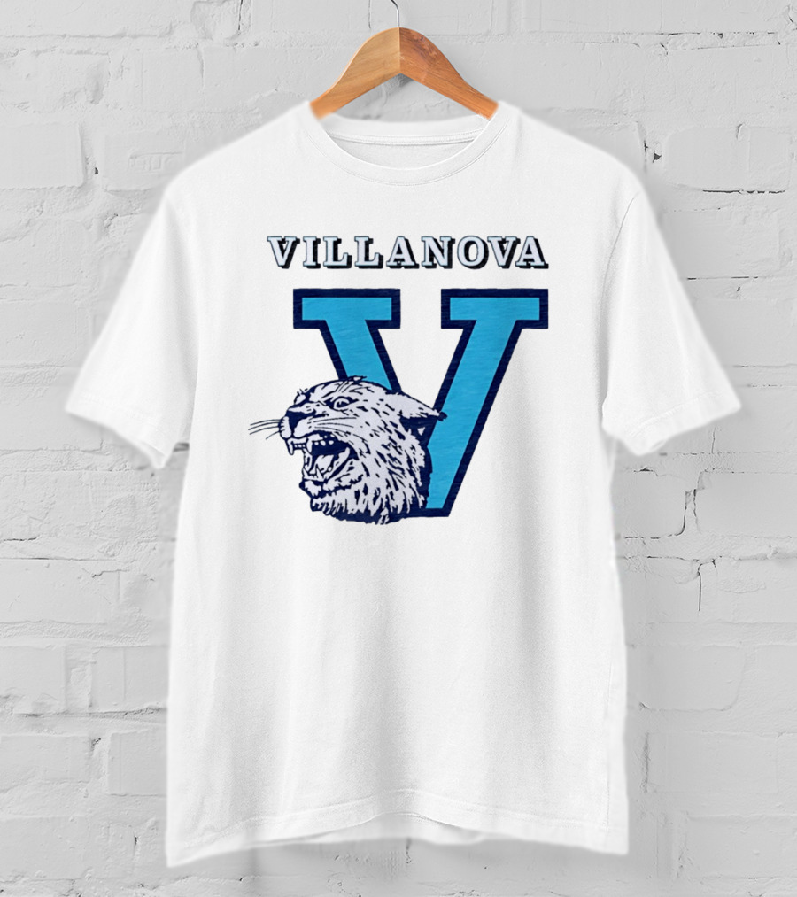 Villanova Wildcats Basketball V Logo 2026 T-Shirt