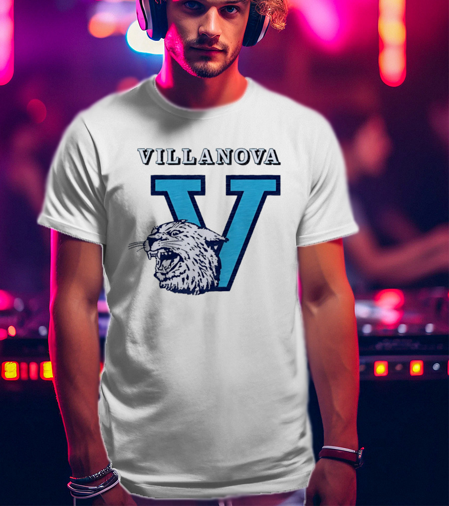 Villanova Wildcats Basketball V Logo 2026 T-Shirt