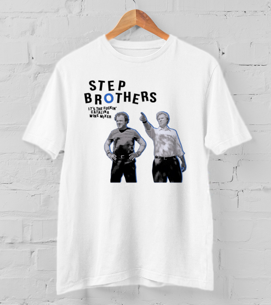 Step Brothers Will Ferrell John C Reilly Catalina Wine Mixer T-Shirt