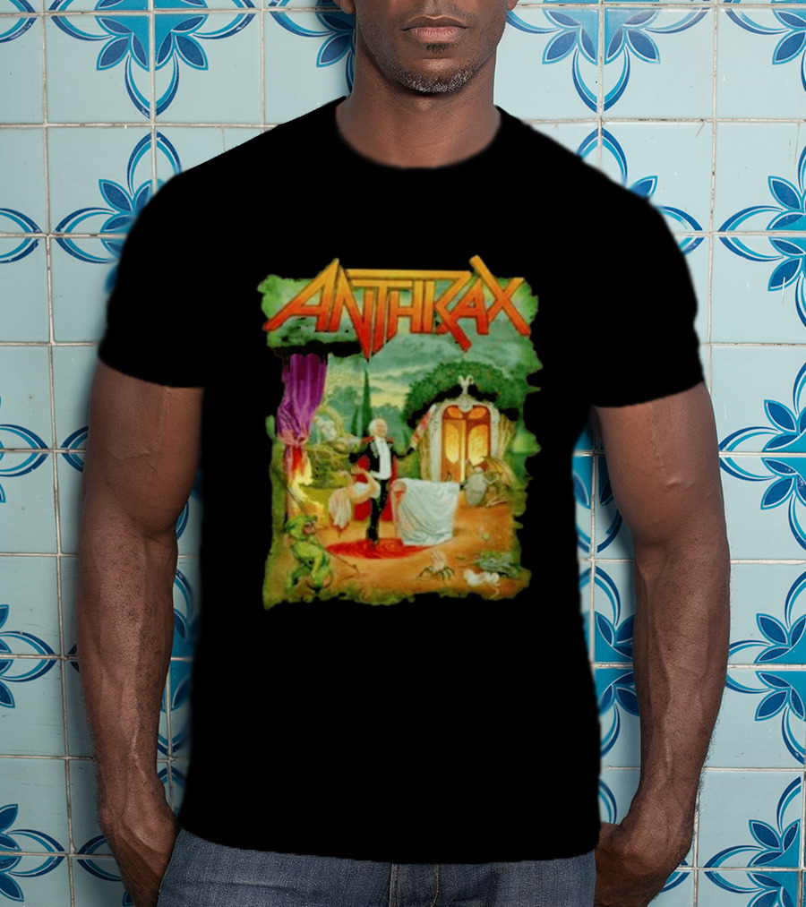Anthrax Cursum Perficio Theatrical Scene With Creatures T-Shirt