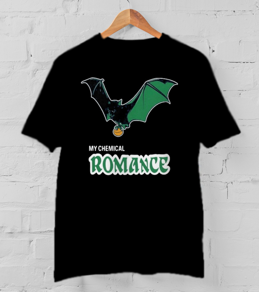 My Chemical Romance Bat Green Logo Philadelphia 08 15 2025 T-Shirt