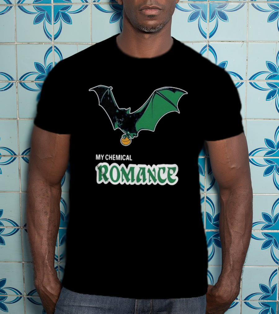 My Chemical Romance Bat Green Logo Philadelphia 08 15 2025 T-Shirt