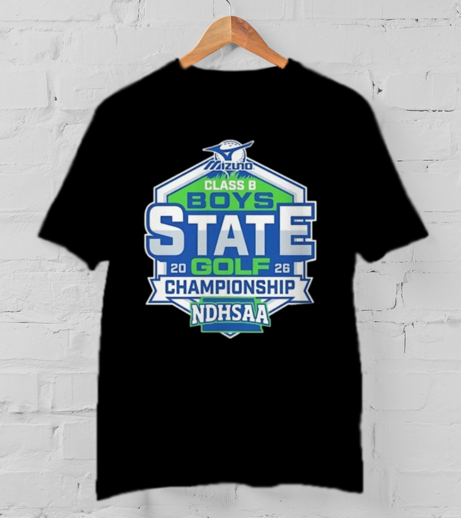 NDHSAA Mizuno Class B Boys State Golf Championship 2026 T-Shirt