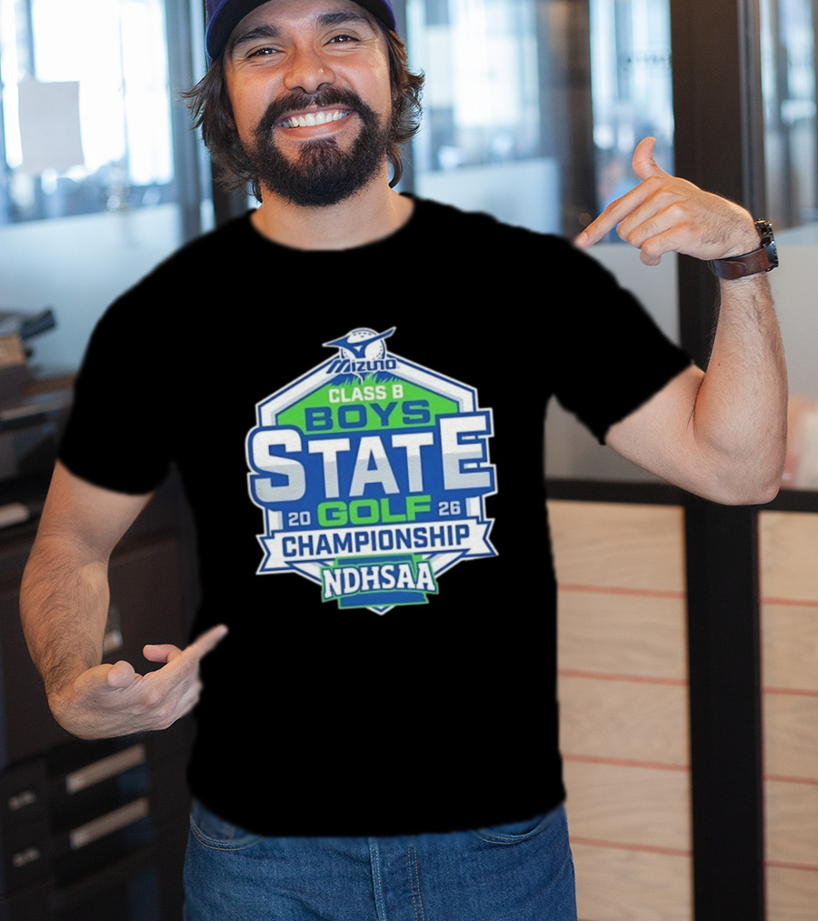 NDHSAA Mizuno Class B Boys State Golf Championship 2026 T-Shirt